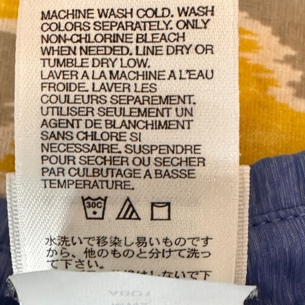 The North Face sleeveless collared button down light weight Terry blue blouse M - Picture 9 of 9